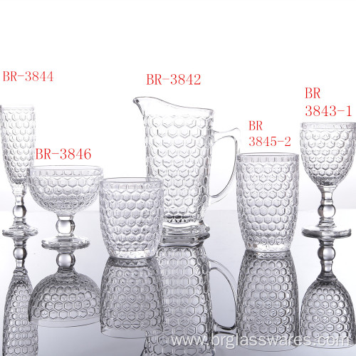 Classic Honeycomb Series Glass Cup Sets